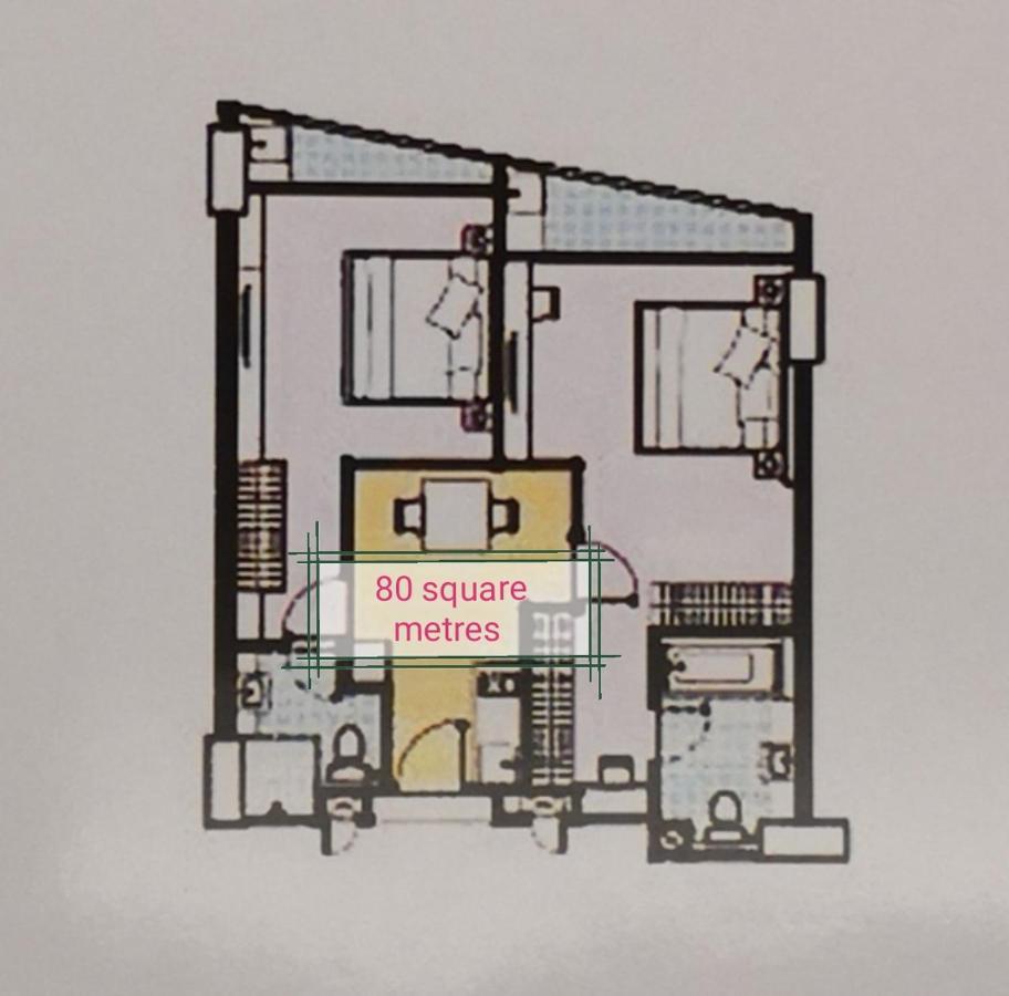 U-Home Private 80-86Sqm Adjustable 2Bedrooms Wooden Decor 80平米 Chiang Mai Bagian luar foto